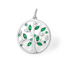 Подвеска EFREMOV - Серебро 925, Фианит (арт. 1310011020-5)