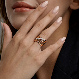 Кольцо SOKOLOV - Серебро 925, Фианит (арт. 93011189)