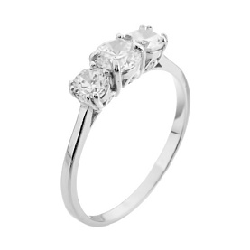 Кольцо Мастер Клио - Серебро 925, Фианит (арт. 22К0264Д)