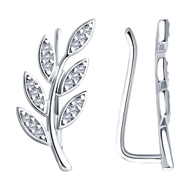 Серьги Diamant - Серебро 925, Фианит (арт. 94-120-01046-1)