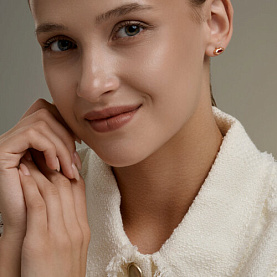 Серьги SOKOLOV - Серебро 925, Синтетический рубин (арт. 84020043)