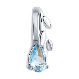 Подвеска SOKOLOV - Серебро 925, Топаз (арт. 92030762)