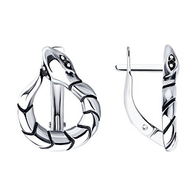 Серьги Diamant - Серебро 925, Фианит (арт. 95-120-02292-1)