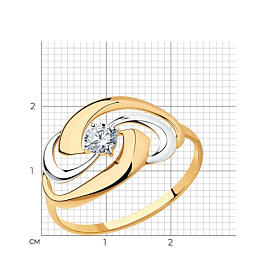 Кольцо SOKOLOV - Серебро 925, Фианит (арт. 93010595)
