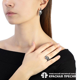 Кольцо Красная пресня - Серебро 925, Фианит (арт. 23813358)