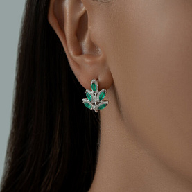 Серьги SOKOLOV - Серебро 925, Агат (арт. 92022766)