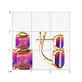 Серьги SOKOLOV - Серебро 925, Синтетический ситалл (арт. 92022948)
