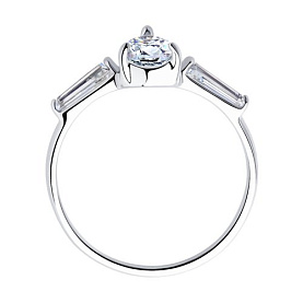 Кольцо SOKOLOV - Серебро 925, Фианит (арт. 94012745)