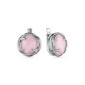 Серьги Дар - Серебро 925, Опал, Фианит (арт. С-5053рк117100)