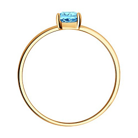 Кольцо SOKOLOV - Золото 585, Топаз (арт. 717394)