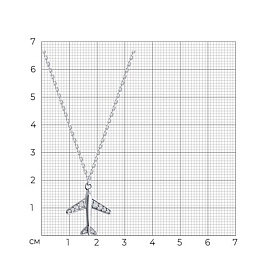 Колье SOKOLOV - Серебро 925, Фианит (арт. 94071033)
