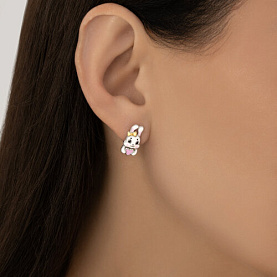 Серьги SOKOLOV - Серебро 925, Эмаль (арт. 94027107)