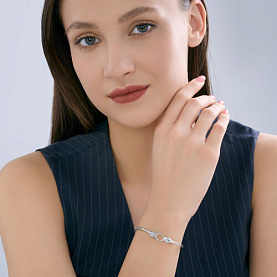 Браслет SOKOLOV - Серебро 925, Фианит (арт. 95050064)