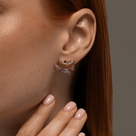 Серьги SOKOLOV - Серебро 925, Фианит (арт. 93022430)