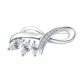 Брошь Diamant - Серебро 925, Фианит (арт. 94-140-00614-1)