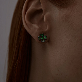 Серьги SOKOLOV - Серебро 925, Фианит (арт. 94026421)