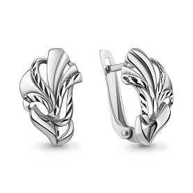 Серьги Аквамарин - Серебро 925 (арт. 33597.5)