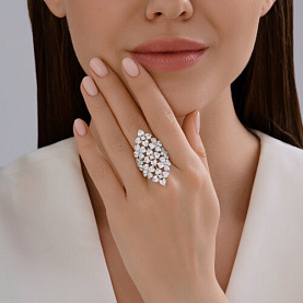 Кольцо SOKOLOV - Серебро 925, Фианит (арт. 94014440)