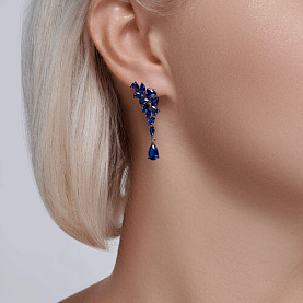 Серьги SOKOLOV - Серебро 925, Фианит (арт. 94026091)