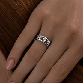 Кольцо SOKOLOV - Серебро 925, Топаз (арт. 92012126)