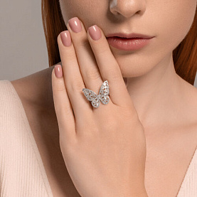 Кольцо SOKOLOV - Серебро 925, Фианит (арт. 94014222)