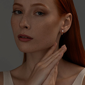 Серьги SOKOLOV - Серебро 925, Фианит (арт. 93022378)