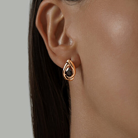 Серьги Diamant - Серебро 925, Гранат (арт. 93-320-00594-2)