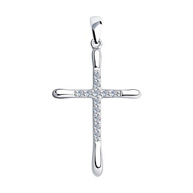 Подвеска Diamant - Серебро 925, Фианит (арт. 94-130-01413-1)