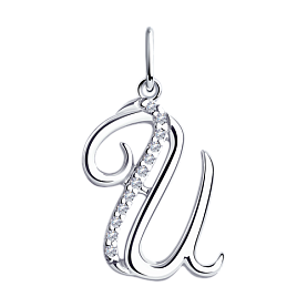 Подвеска Diamant - Серебро 925, Фианит (арт. 94-130-01423-1)