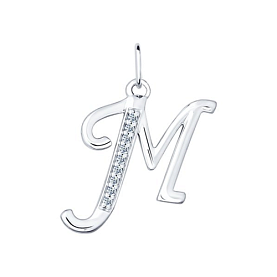 Подвеска SOKOLOV - Серебро 925, Фианит (арт. 94031371)