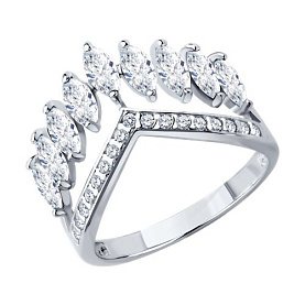 Кольцо Diamant - Серебро 925, Фианит (арт. 94-110-00141-1)