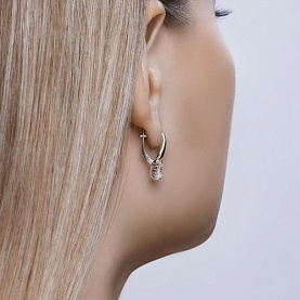 Серьги SOKOLOV - Серебро 925, Горный хрусталь (арт. 92021914)