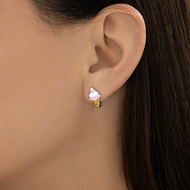 Серьги SOKOLOV - Серебро 925, Эмаль (арт. 94027109)