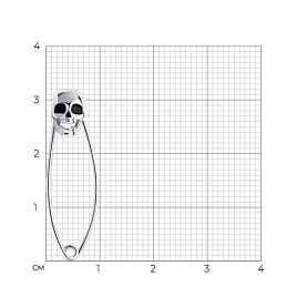 Булавка SOKOLOV - Серебро 925, Эмаль (арт. 94040203)
