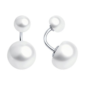 Серьги SOKOLOV - Серебро 925, Жемчуг культивированный (арт. 92023027)