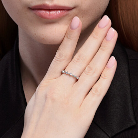 Кольцо SOKOLOV - Серебро 925, Фианит (арт. 94014086)