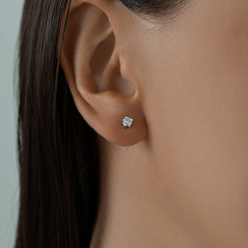 Серьга SOKOLOV - Серебро 925, Фианит (арт. 94170004)