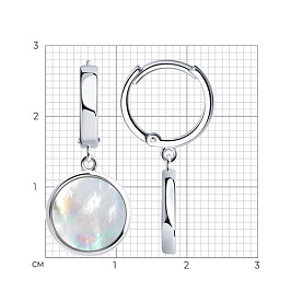 Серьги SOKOLOV - Серебро 925, Перламутр (арт. 83020320)