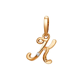 Подвеска ЮФ Династия - Золото 375, Фианит (арт. 101388-5102)