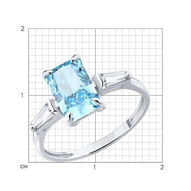 Кольцо SOKOLOV - Серебро 925, Фианит (арт. 94014868)