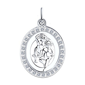 Подвеска Diamant - Серебро 925, Фианит (арт. 94-130-00168-1)