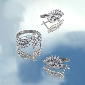 Кольцо Talant - Серебро 925, Фианит (арт. 20-72-0001-15634)