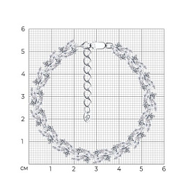 Браслет Diamant - Серебро 925, Фианит (арт. 94-150-02173-5)