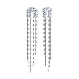 Серьги SOKOLOV - Серебро 925, Фианит (арт. 94027054)