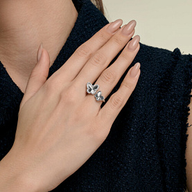 Кольцо SOKOLOV - Серебро 925, Фианит (арт. 94014986)