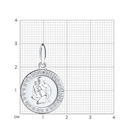 Подвеска SOKOLOV - Серебро 925, Фианит (арт. 94031388)