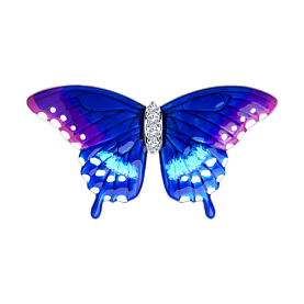 Брошь SOKOLOV - Серебро 925, Фианит, Эмаль (арт. 94040219)