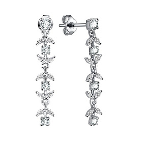 Серьги Talant - Серебро 925, Фианит (арт. 12-72-0001-15601)