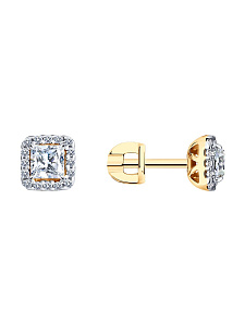 Серьги SOKOLOV - Серебро 925, Фианит (арт. 93022481)