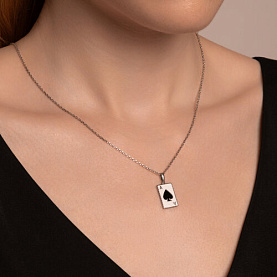 Колье SOKOLOV - Серебро 925, Эмаль (арт. 94070967)